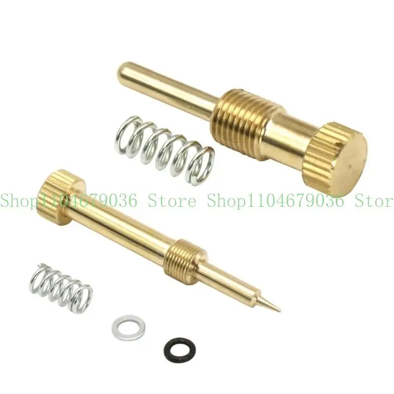 652F 2x Metal Motorcycle Carburetor Air Adjusting Screw Idle Mixture Ratio Screw CV40 CVK34 CVK36 CVK40