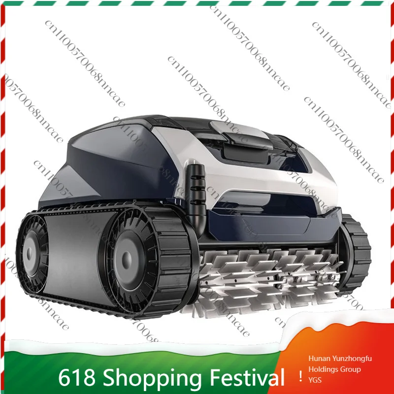 Automatic Robotic Pool Cleaner, Underwater Suction Vacuum with Wall Climbing for Inground & Above Ground Pools