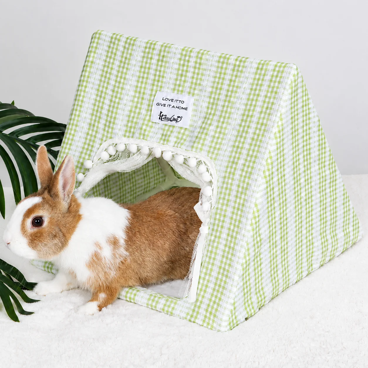 Winter Bottomless Rabbit Tent Villa Hideout Nest For Guinea Pig Small Pets
