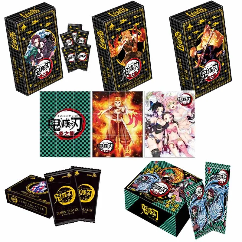 

Wholesale Demon Slayer Collectible Card Booster Box Official Anime Trading Game Collection Japanese Style Gift For Funs