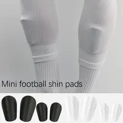 Mini espinillera de fútbol resistente al desgaste, Protector de piernas absorbente de golpes, tablero de vástago de entrenamiento de fútbol portátil ligero, 1 par