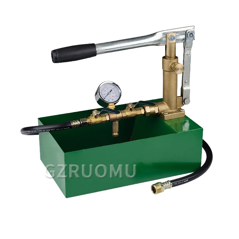 Water Pressure Tester Pump 2.5MPa Pipeline Tester 25KG Manual Hydraulic Tester Pump Testing Hand Tool Leakage Pressure Tester