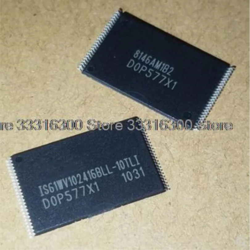 5PCS New IS61WV102416BLL-10TLI  TSOP48  Memory chip IC
