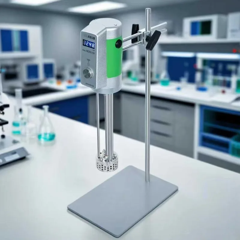 AE300L-SH Lab آلة استحلاب تشويه القص العالي لقص الجسيمات التجريبية في المتوسطة السائلة