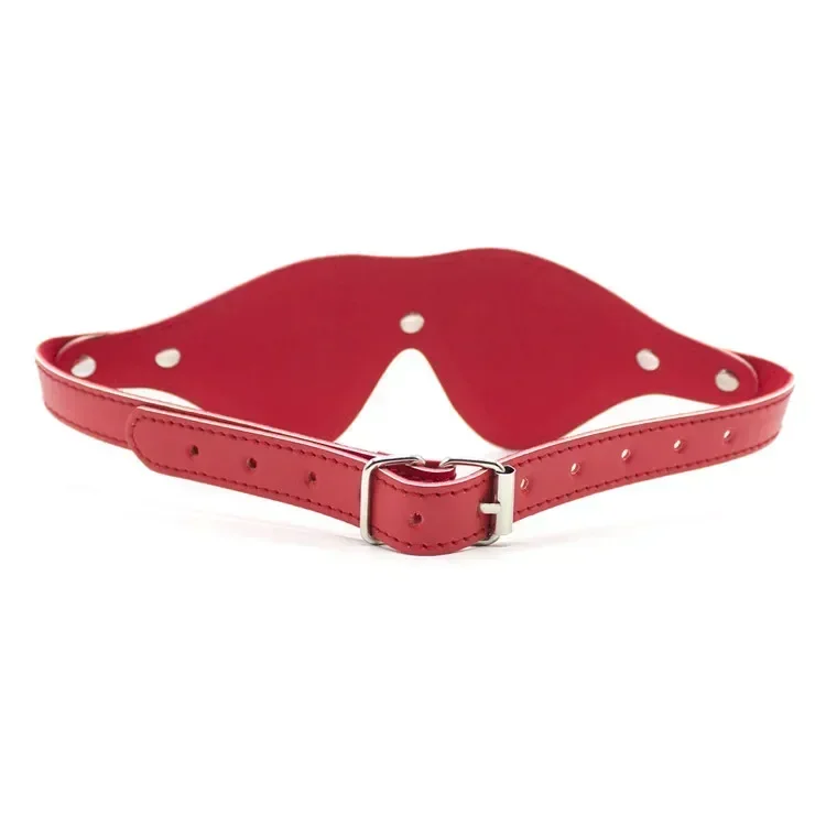 للجنسين بولي Leather الجلود مبطن النوم الغمامة تعتيم قناع عين الفرقة بليندر زي أقنعة BDSM عبودية اللعب تأثيري اكسسوارات