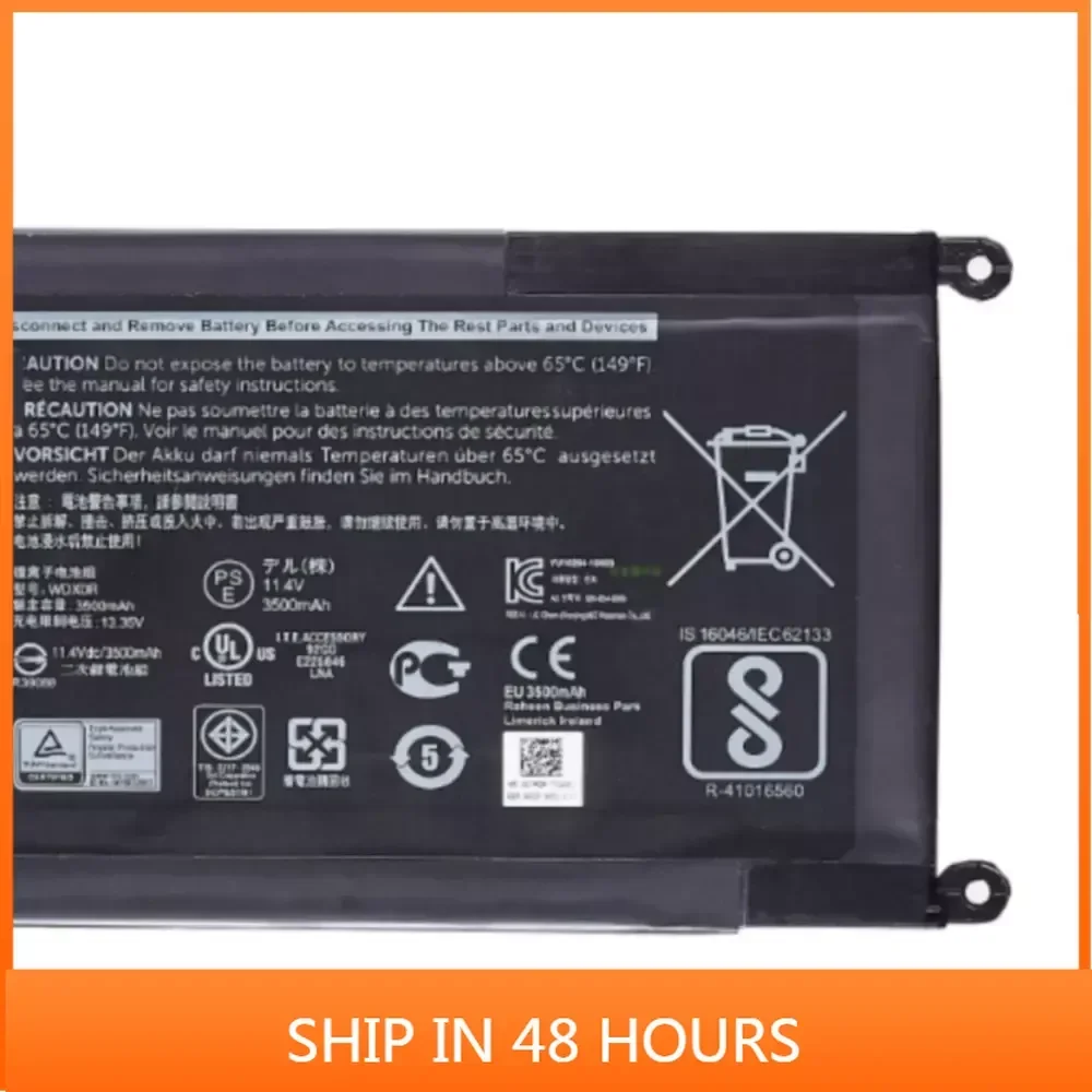 new 11.4v 42wh 3500mah for  Inspiron 14/15-7000 7460 7560 7570 5567 357F9   Laptop battery