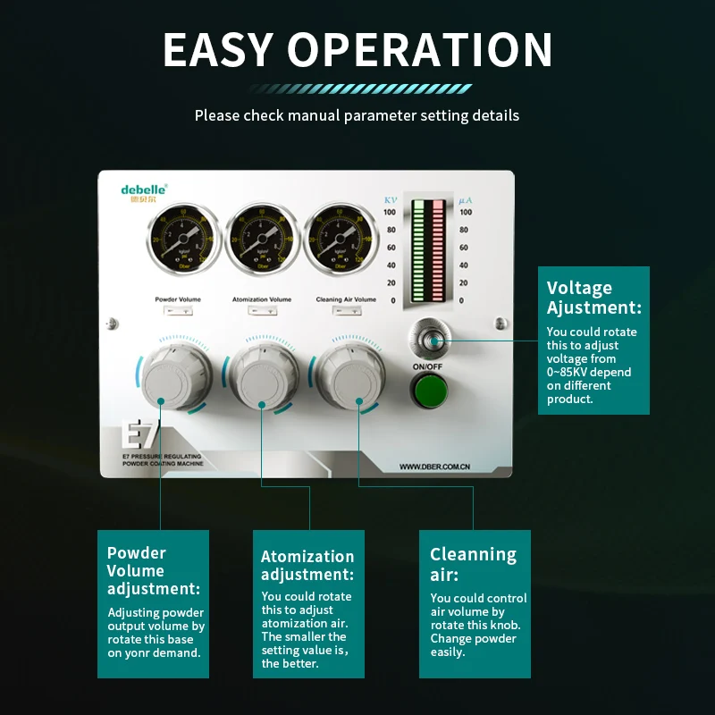 سعر جيد معدات طلاء بخاخ كهرباء صغير #3