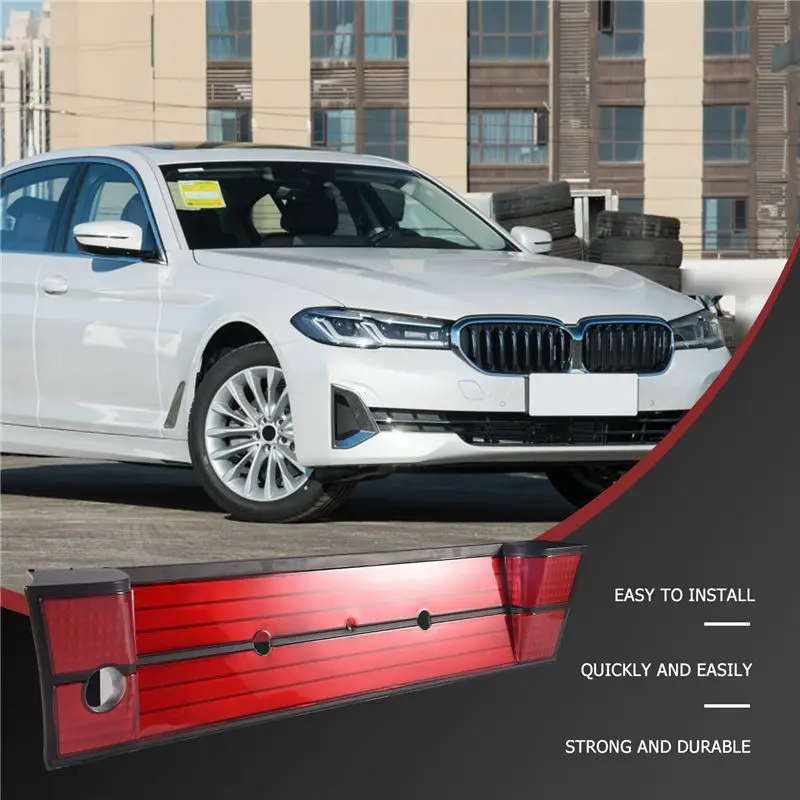 Car Rear License Plate Panel Bracket Frame Rear Number Frame For-BMW 5 SERIES E34 M5 525I view 6