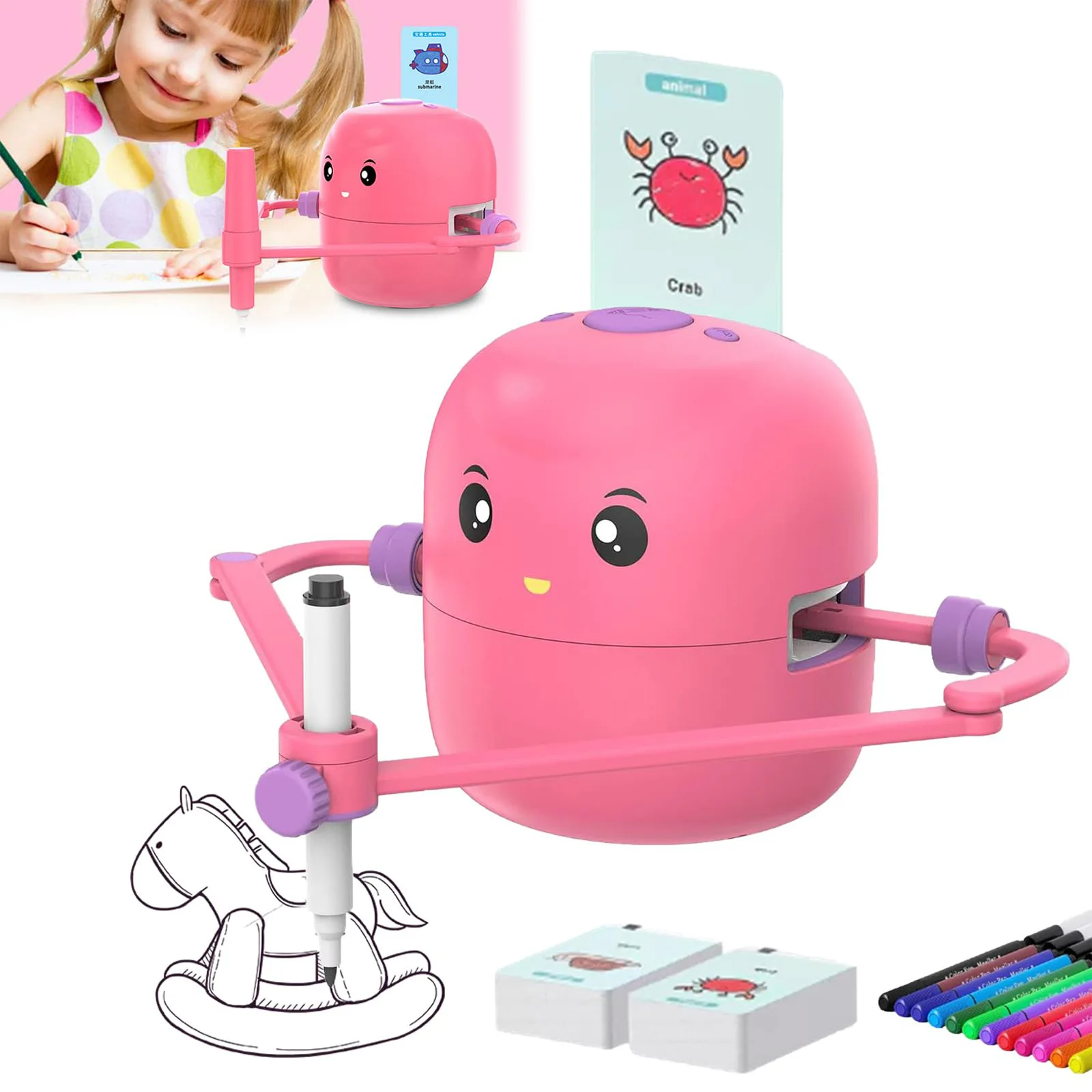 smart-drawing-robot-automatic-robot-drawing-machine-for-children-early-educational-interactive-toys-art-enlightenment-drawingtoy