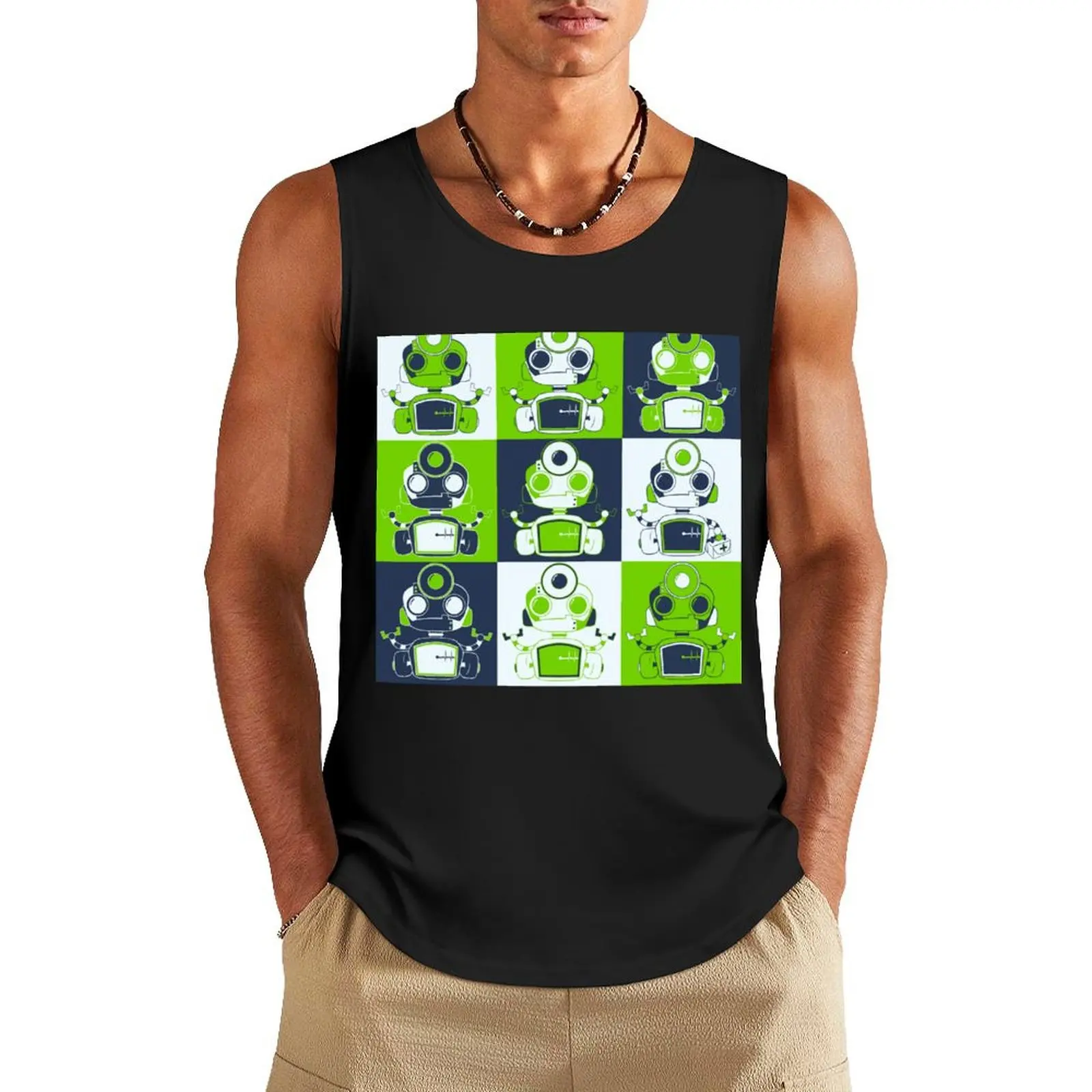 Medbot Galore Tank Top Vest for boy Men's fitness t-shirt