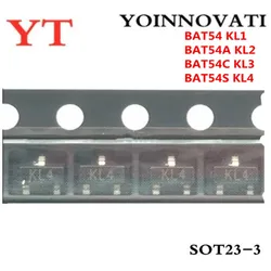 100PCS 1000PCS BAT54 BAT54S BAT54A BAT54C KL1 KL2 KL3 KL4 SOT23 IC best quality.