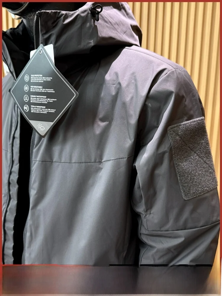 

Douxia 2 Pieces! King Version Outdoor Fowl Winter New Men's Lightweight Hooded Cotton Jaet Polyester Fiber Warm Thiened