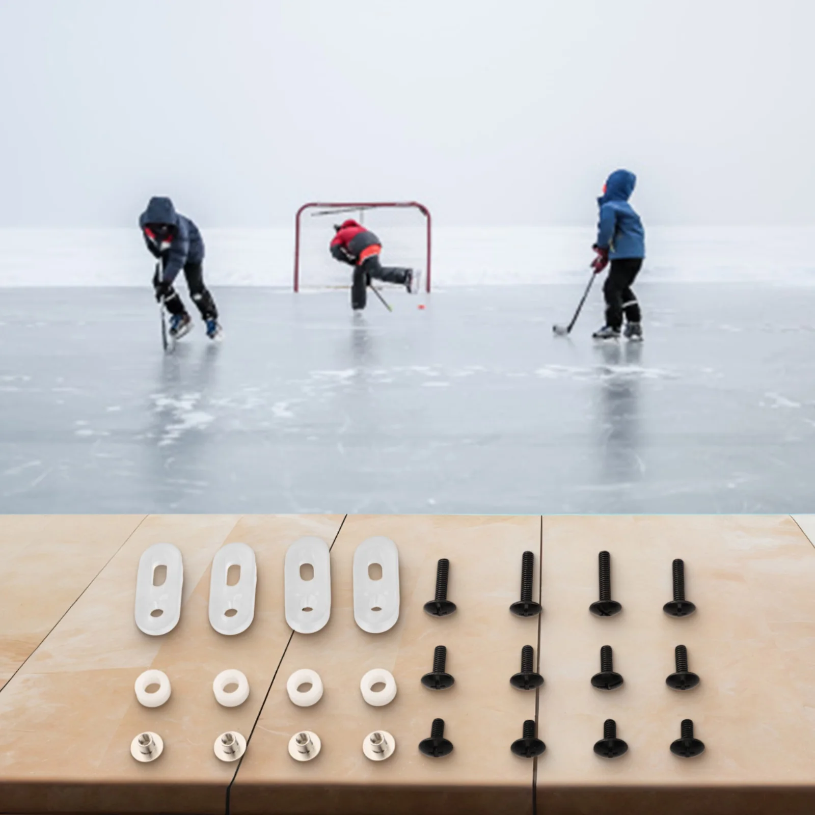 خوذة إصلاح المسمار خوذة أقنعة السحابة لألعاب هوكي الجليد مناسبة لمعظم الخوذات تشديد مسامير لأقنعة الخوذة