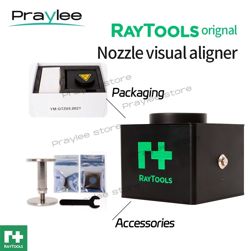 Original Raytools 120BB1200A Visual Coaxial Alignment Instrument Manual Visual Centering Module NVA Laser Cutting Nozzle