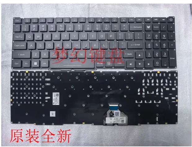 New US RGB colorful backlit without-Palmrest Keyboard for Acer Helios 16 PH16-72 94UE 97YG N23Q1 series laptop