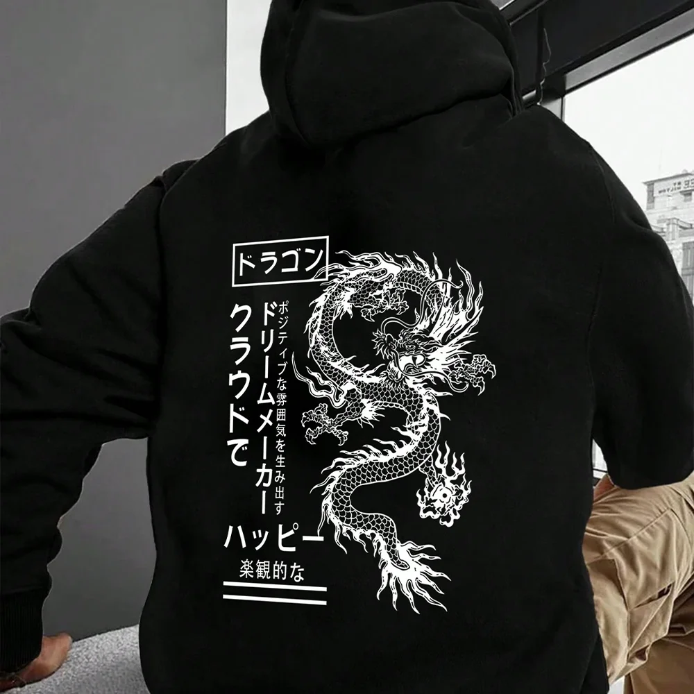

Dark Samurai Print Hoodie Men New in Hoodies & Sweatshirts Hoodie Mens Clothes