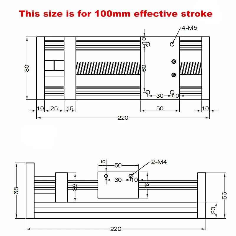 Imagem -05 - Parafuso Esférico Ggp 50700 mm Curso Eficaz Guia Linear Cnc Trilho de Palco Mesa Deslizante Módulo Atuador de Parafuso Esférico com Motor