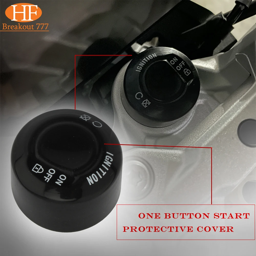 Motorcycle Engine One-key Start Stop Button Cap Protector Cover For BMW R1200GS R1250GS F850GS F750GS Adventure F900R R1200RT/RS