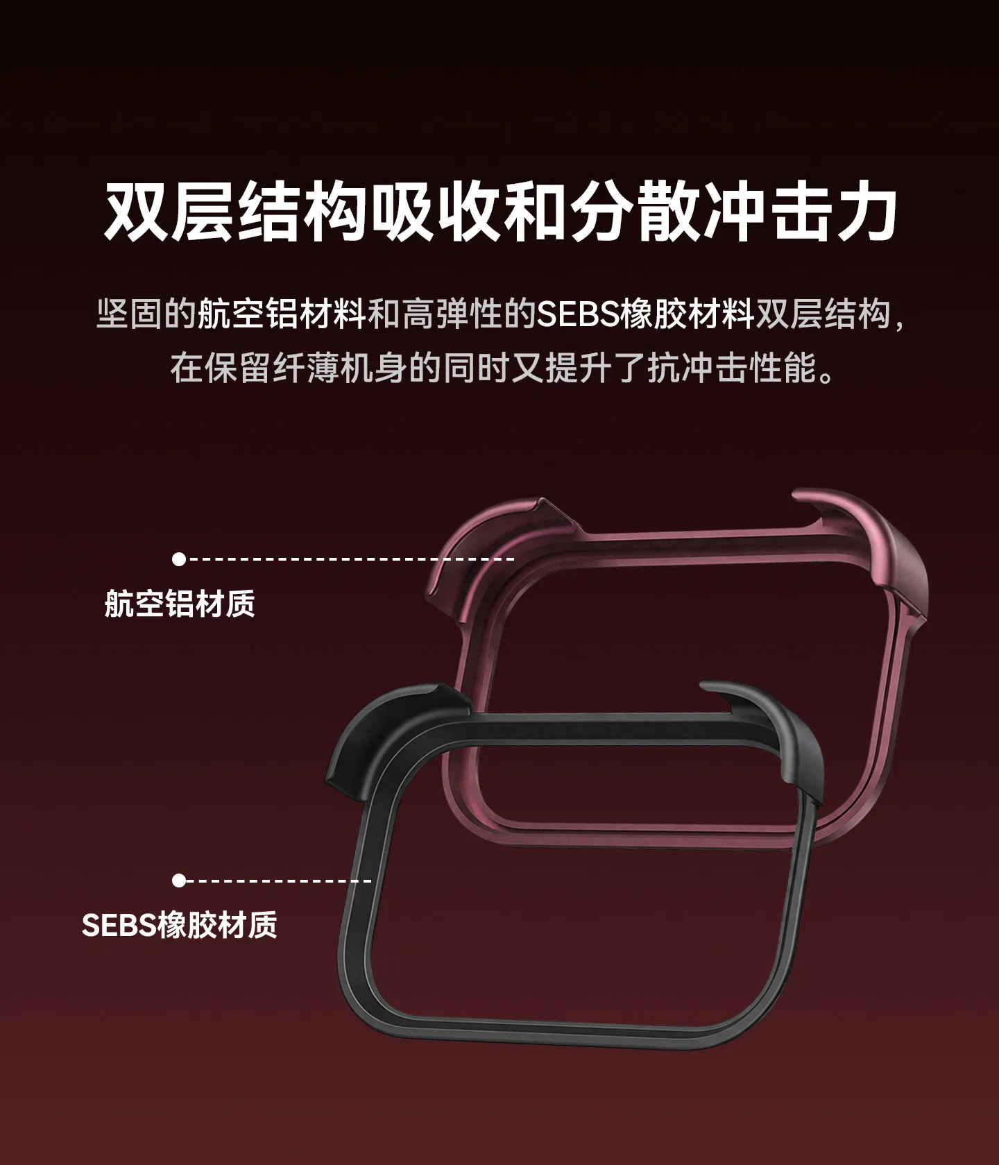 Aluminum ARC PULSE Case for IPhone 18 17 Pro Max Metal Rubber Double-layer Borderless Phone Case Protective Frame Cover