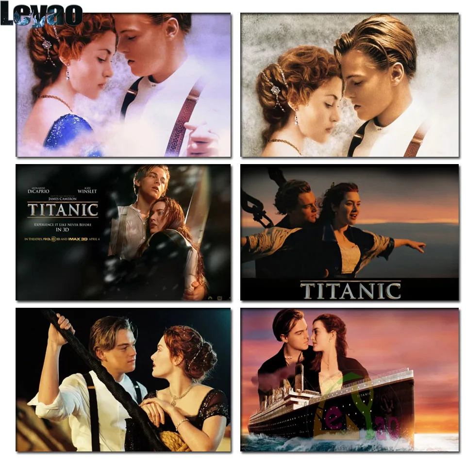 

Diamond Painting Titanic Sad Lovers classic movie characters 5D DIY Diamond Mosaic Full Square/Round Drill Embroidery Kits