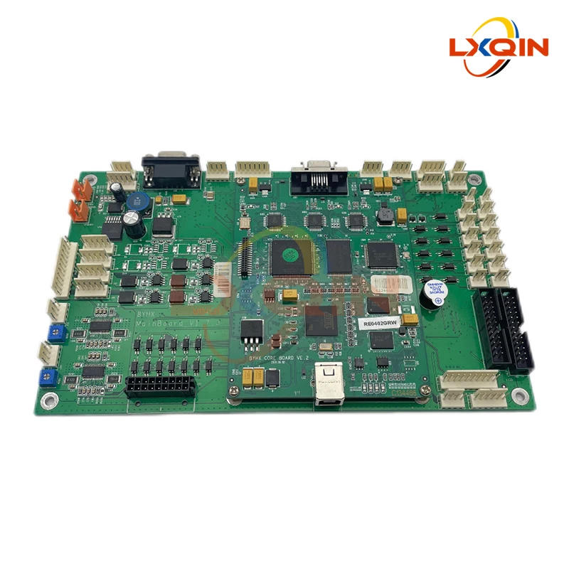 Papan LXQIN BYHX untuk DX5 Printhead kepala ganda untuk Xuli manusia Allwin Twinjet papan kereta Printer MainBoard V1.7.3 V1.7.2