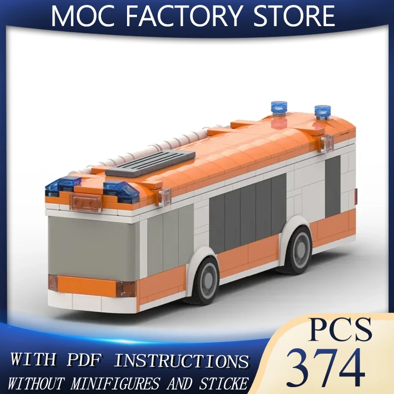 

Moc Building Blocks Car Series Large Urban Rescue Vehicles Model Technology Bricks City Cars DIY Holiday Construction Toys