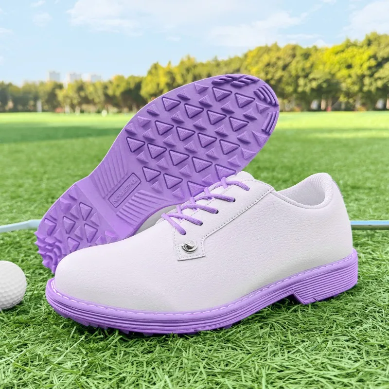 Sapatos de golfe femininos para caminhada, treino e grama artificial._voghion.com