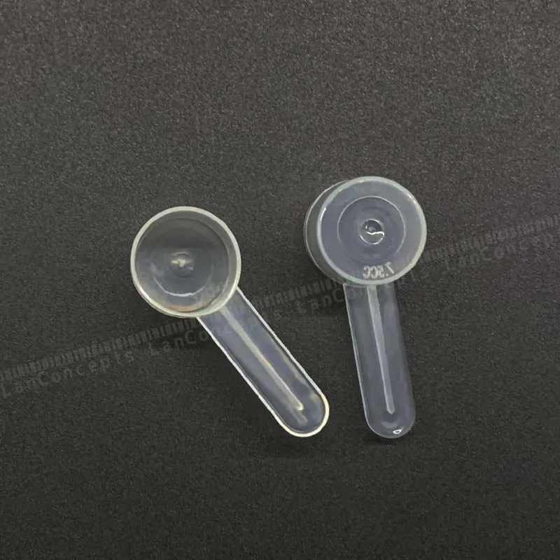 3.5 gram / 7.5ML Plastic Scoop 3.5g PP Measuring Spoon for medical milk powder Liquid - clear 200pcs/lot Free shipping