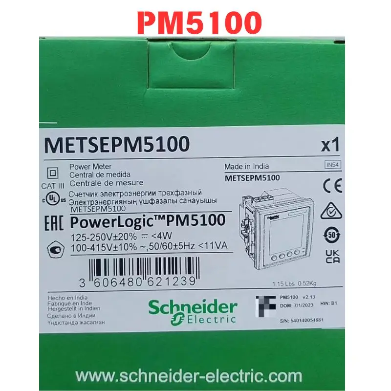 

PM5100 Schneider Power Instruments Функциональный тест ОК Быстрая доставка