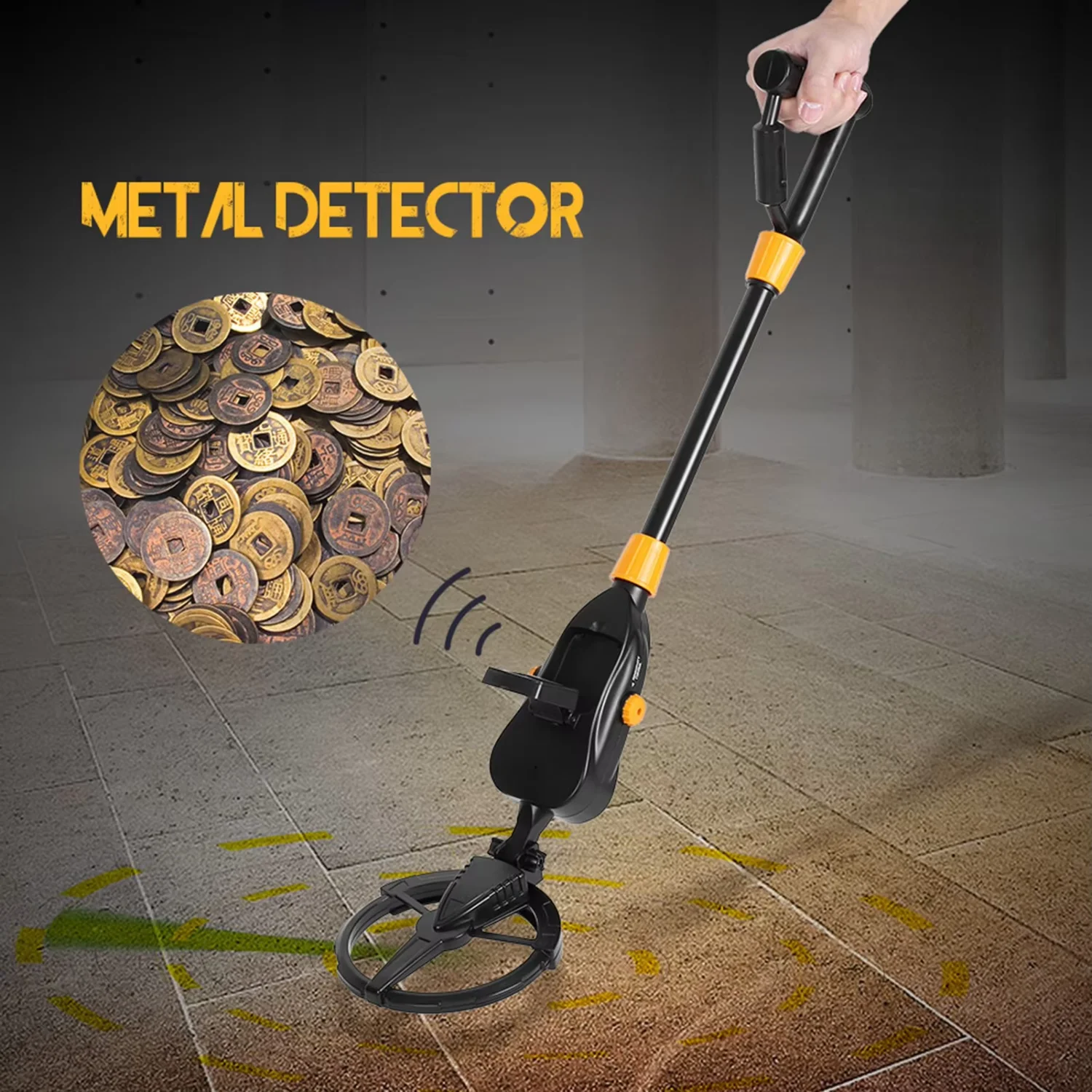 

Deep Sensitive Metal Detector Searching Gold Digger Scanner Children