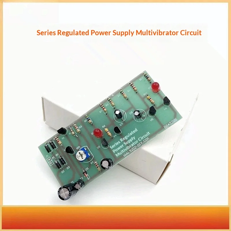 Series Regulated Power Supply Multivibrator Circuit DIY Welding Practice Kit