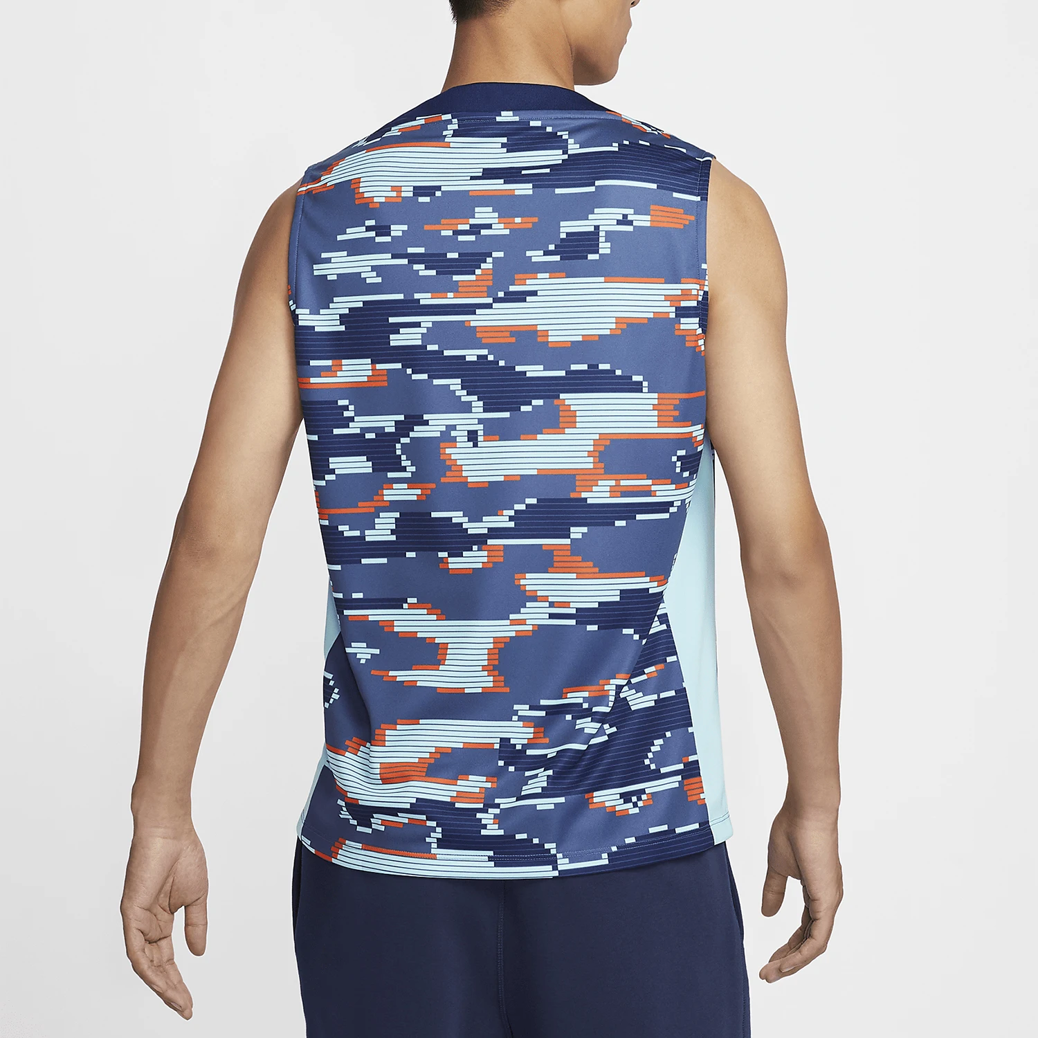 Nike Authentic Netherlands Team Men's Slim Fit Pre-Match Soccer Training Vest FJ2718-492