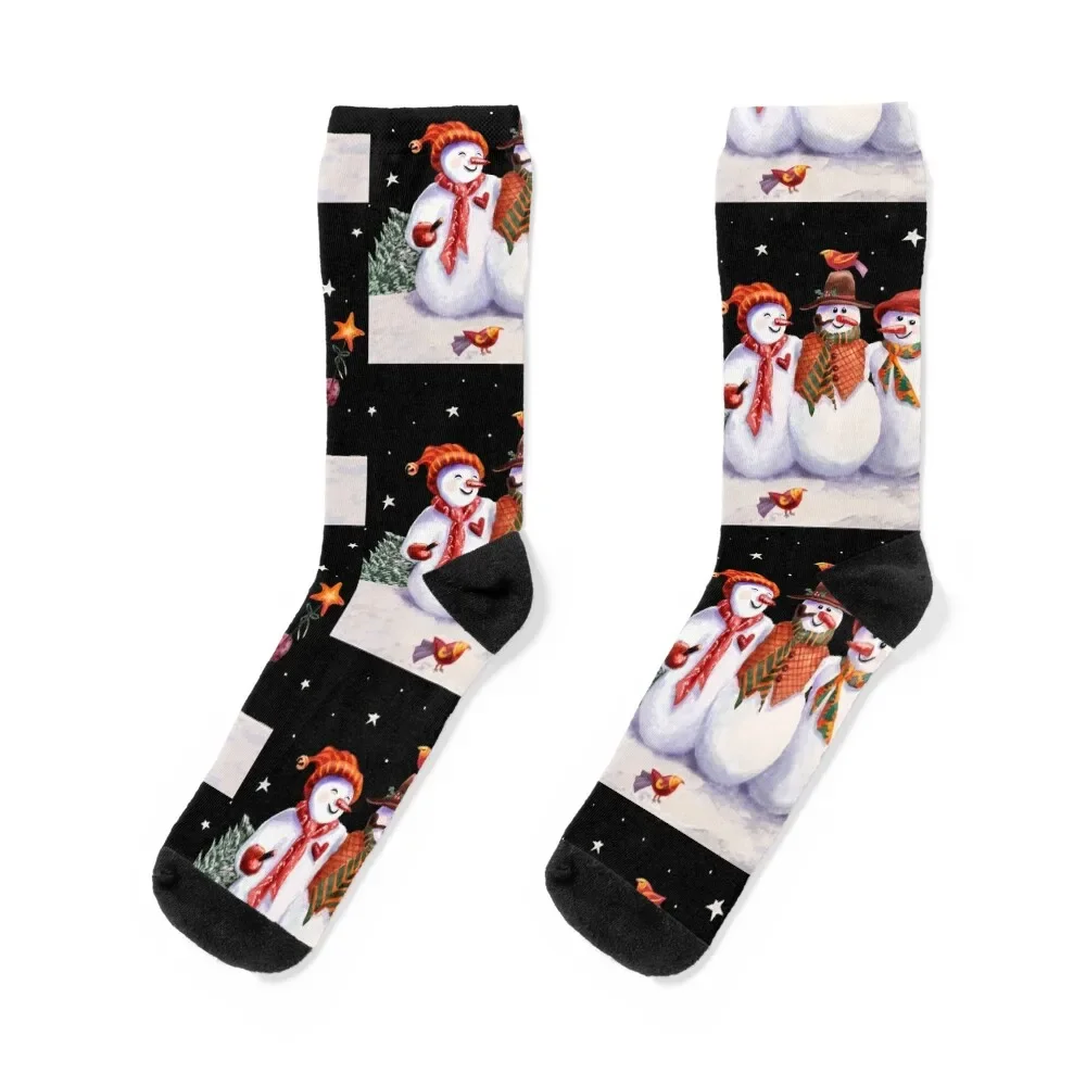 

Snowman, The Coolest Guys in Town Socks winter gifts cartoon Socks For Men Women's