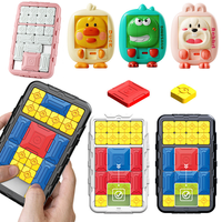 Huarong Road Slide Puzzle Games 500+ Challenges Brain Teaser Puzzle Toys for Kids Logical Thinking Educational Toy Birthday Gift