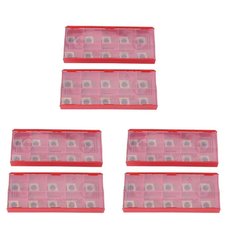 

【HAPPY】60PCS Carbide Insert CCMT09T304 CCMT32.51 US735 Metal Turning Tool Tools Lathe Tool CCMT 09T304 Face Milling Cutter