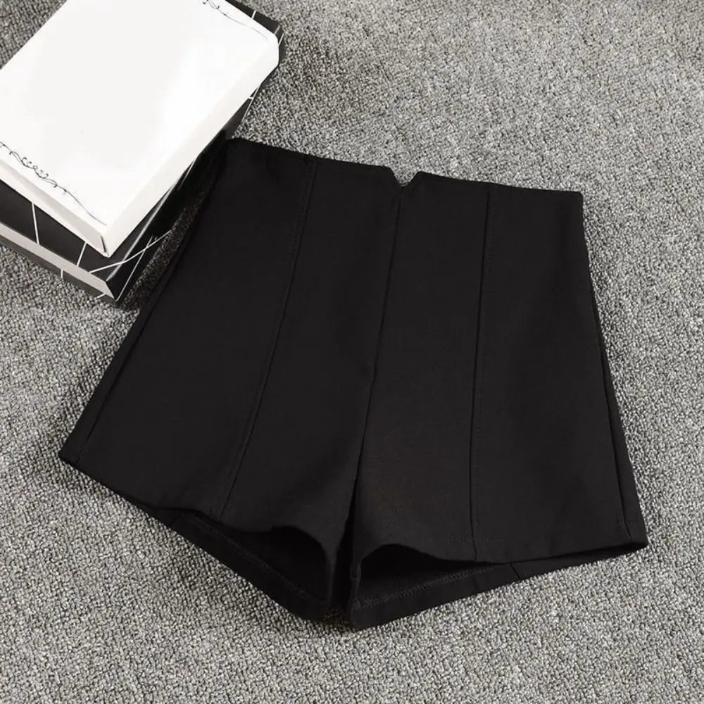 

Casual Slim Fit A-line Shorts Y2K Chic Solid Color Suit Hot Shorts Pant High Waist Trousers Women's Summer Short Pants Summer