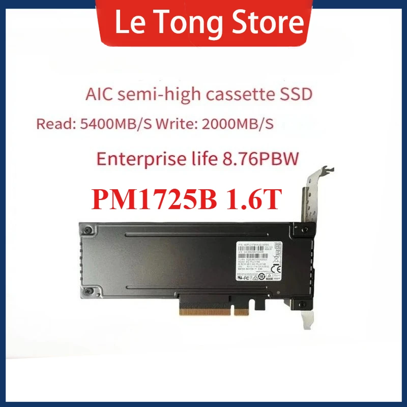 Brand New Original For Samsung SSD PM1725B 1.6T/3.2T PM1735  AIC plug-in SSD Enterprise solid state Drive card 3DWPD