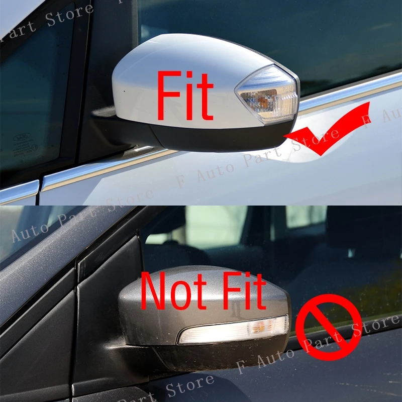 Für Ford S-MAX 2006-2015 C-MAX 2011 2012 2013 2014 2015 KUGA ESCAPE 2008 Seitenspiegelabdeckung Rahmen Rückspiegelglas – Detail 1