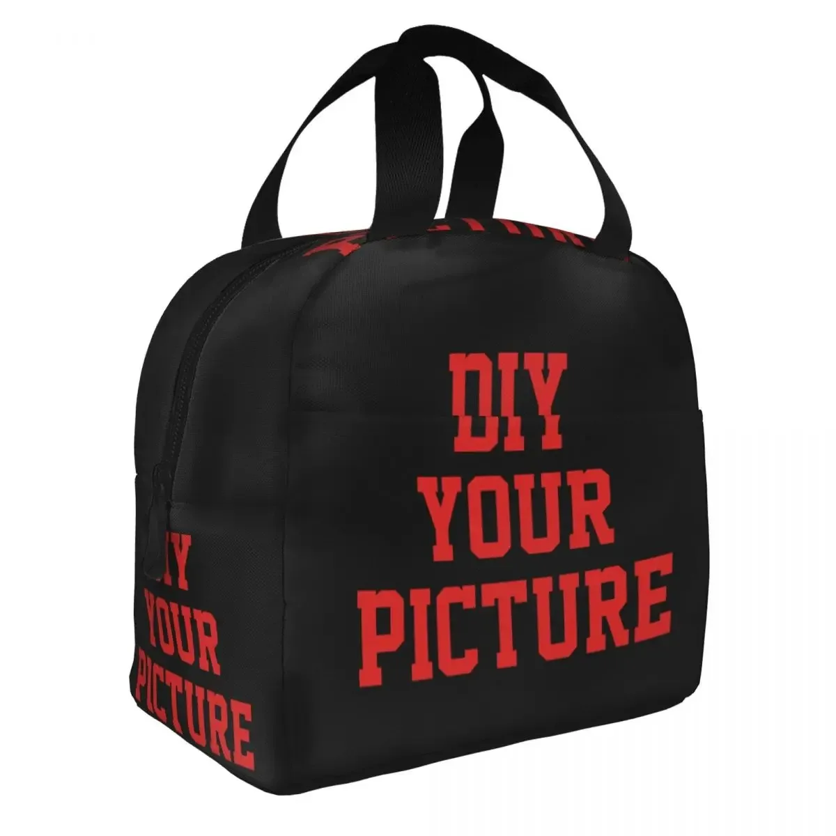 DIY Your Picture Insulated Lunch Bags Customized Customization Lunch Container Thermal Bag Lunch Box Tote Outdoor Bento Pouch