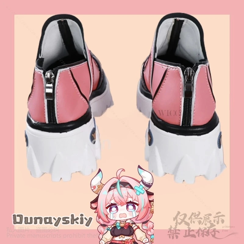 Varesa Anime Gioco Genshin Impact Scarpe Cosplay Puntelli Rosa Sport Dolce Y2K Stili Per Ragazze Donna Halloween Natale Personalizzato