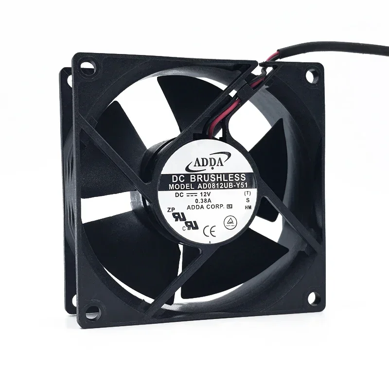 

P 80*80*32 мм AD0812UB-Y51 Вентилятор Xiexi ADDA 8032/DC12V 0,38A высокоскоростной охлаждающий вентилятор 8 см