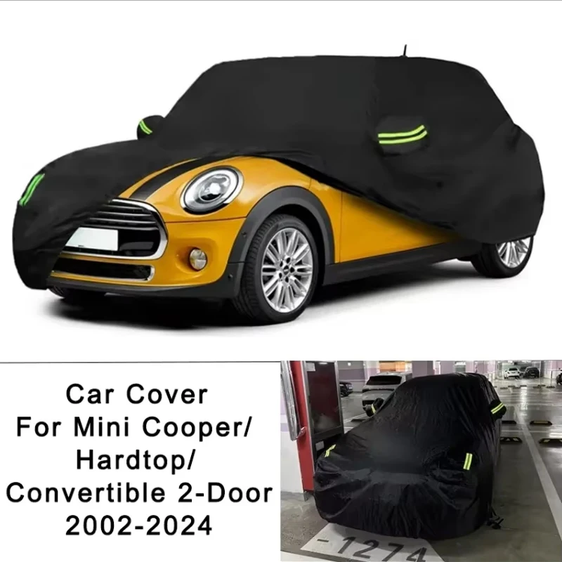 

Outdoor Full Waterproof Dustproof Car Covers Custom Fit for 2002-2024 Mini Cooper/Hardtop/Convertible 2-Door Windproof Cover