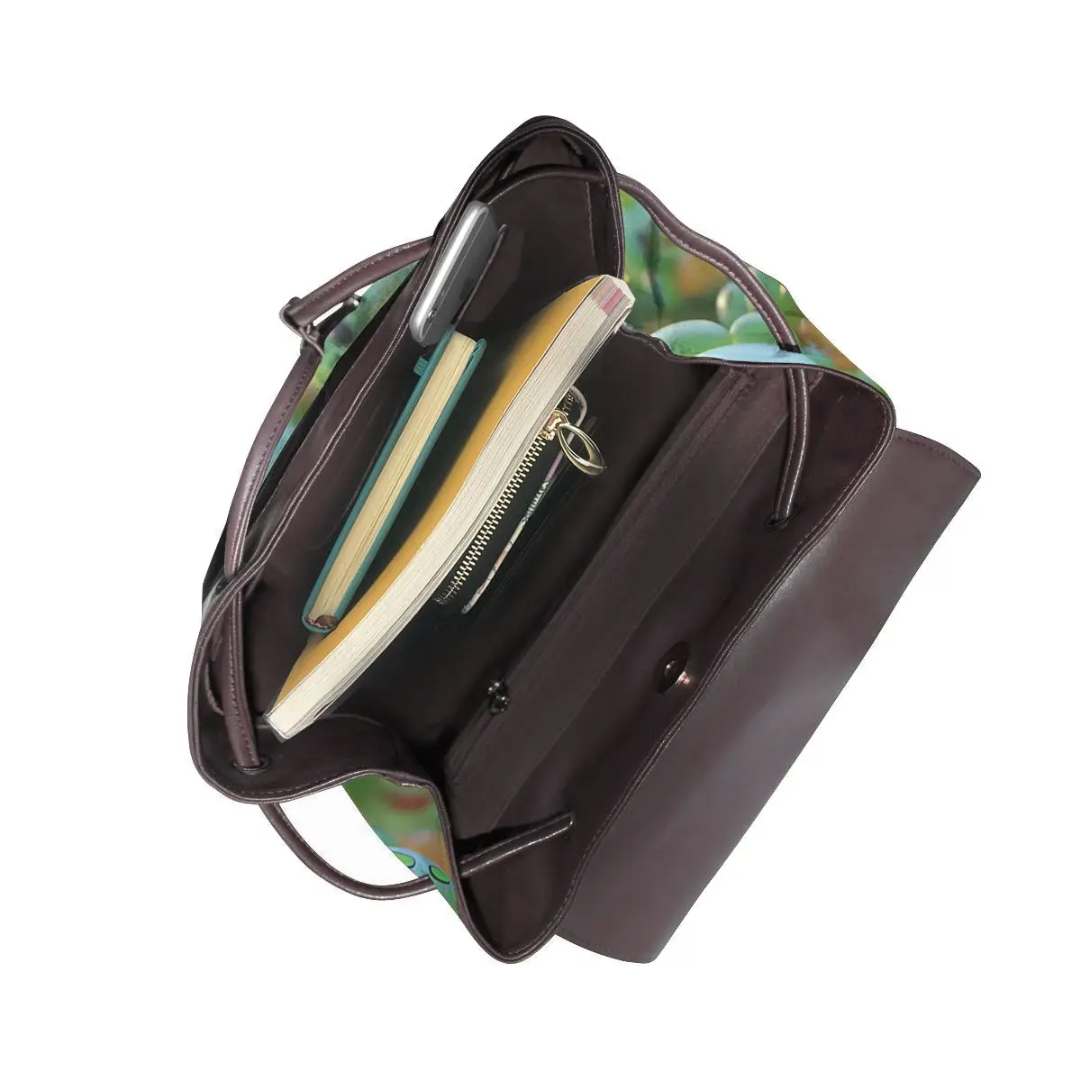 거북이 즐거운 거품 3D 패턴 새로운 핫 여성 배낭 디자이너 고품질 가죽 간단한 패션 대용량 배낭