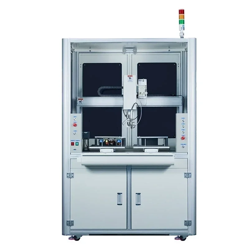 Buy Double Station Soldering Head PCB Mobile Phone Battery Automatic Soldering Machine