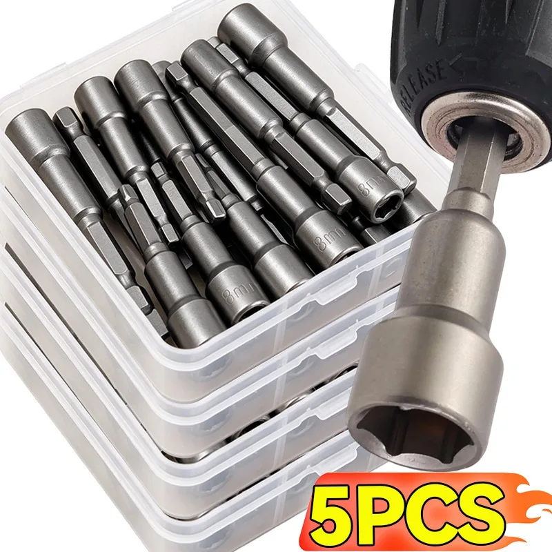 

Hexagon Screwdriver Drill Bit Anti Slip Impact Bolt Drill Bits Home Auto Repair Bolt Removal Electric Adapter Tool Accessories