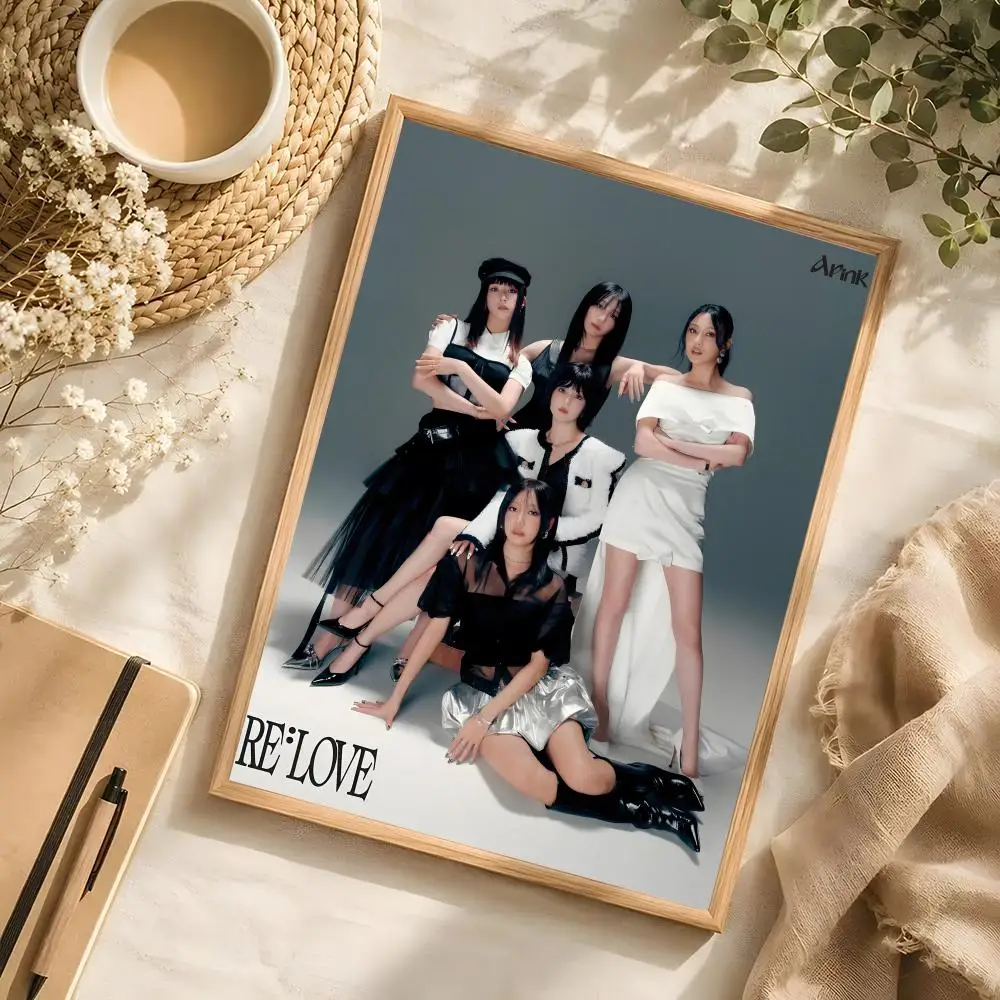 K-pop Group Apink Poster Poster Self-adhesive Art Waterproof Paper Sticker Coffee House Bar Room Wall Decor - view 6