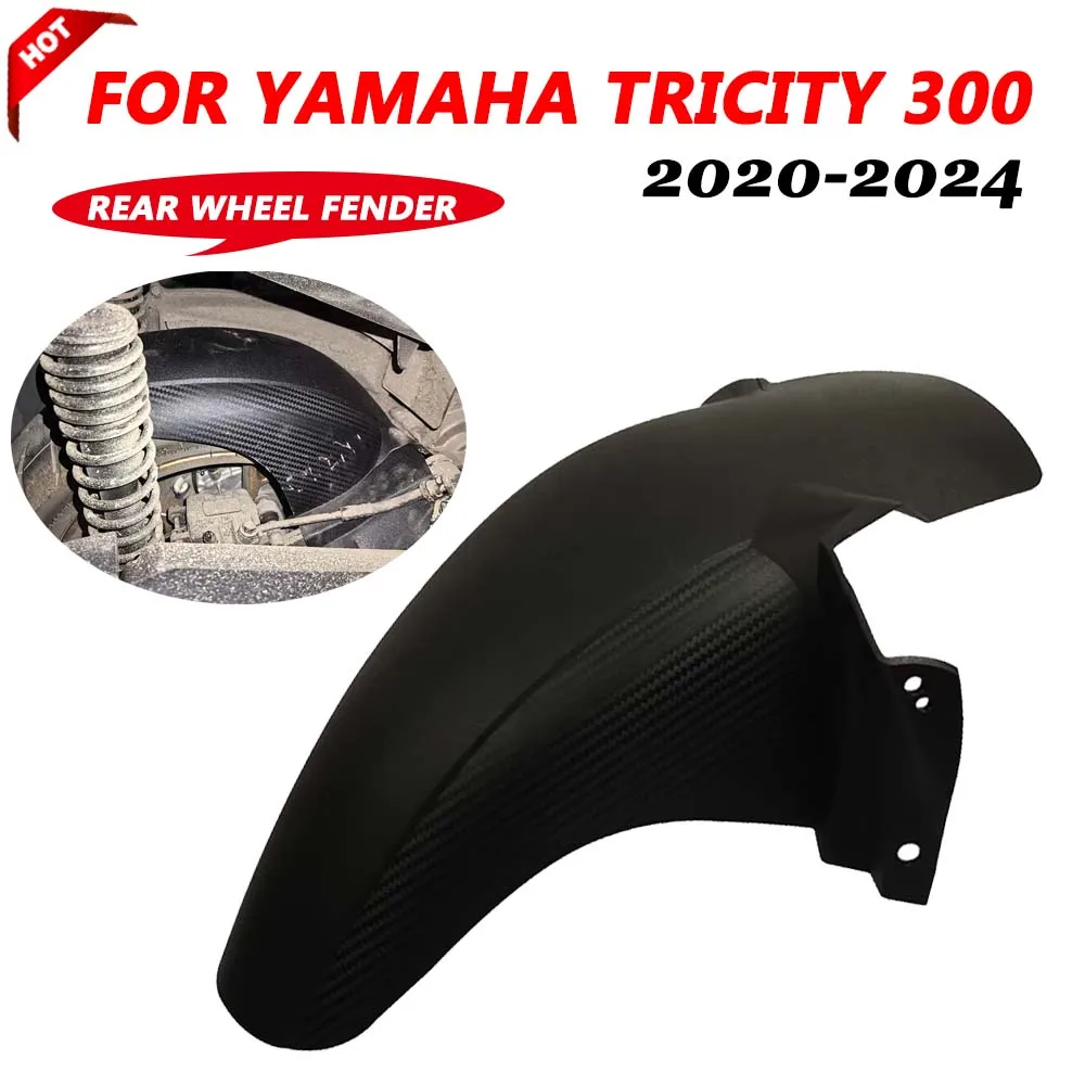 For YAMAHA Tricity 300 Tricity300 2020 2021 2022 2023 2024 Motorcycle Accessories Rear Fender Mudguard Tire Hugger Splash Guard