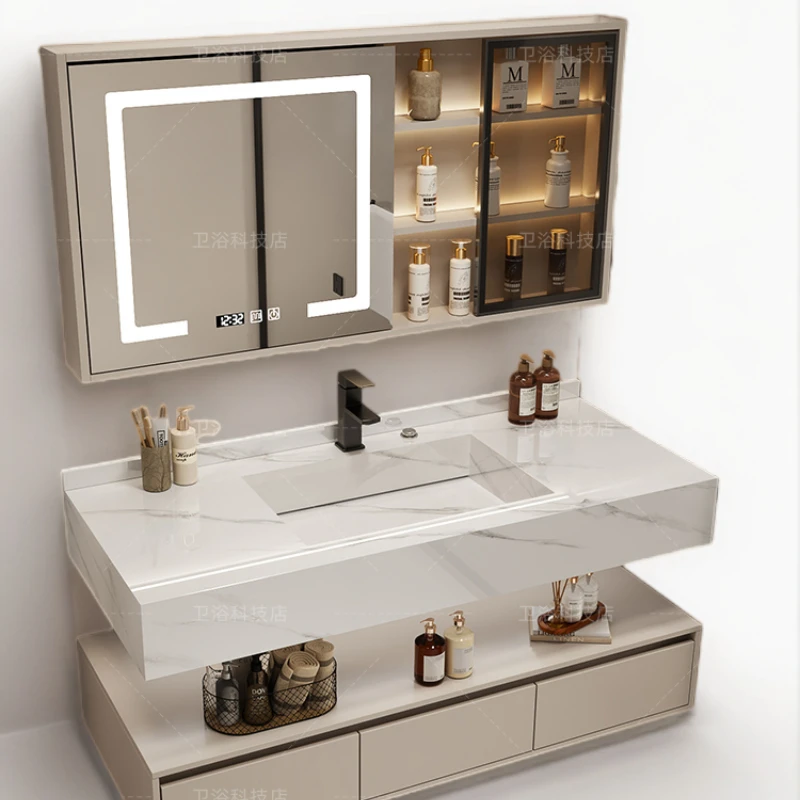 Wc mobili portasciugamani bagno angolo di stoccaggio multifunzione mensola per la casa doppio lavabo in legno armadietto di lusso colonna stretta