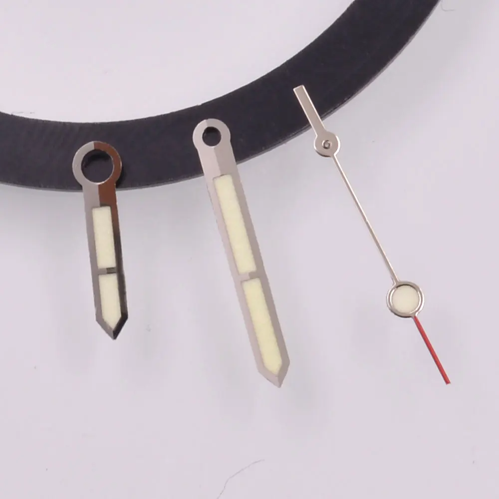 يد ساعة مضيئة للحركة التلقائية ، إكسسوارات خضراء ، تناسب NH35 ، NH36 ، ETA2824 ، PT5000 ، ST2130