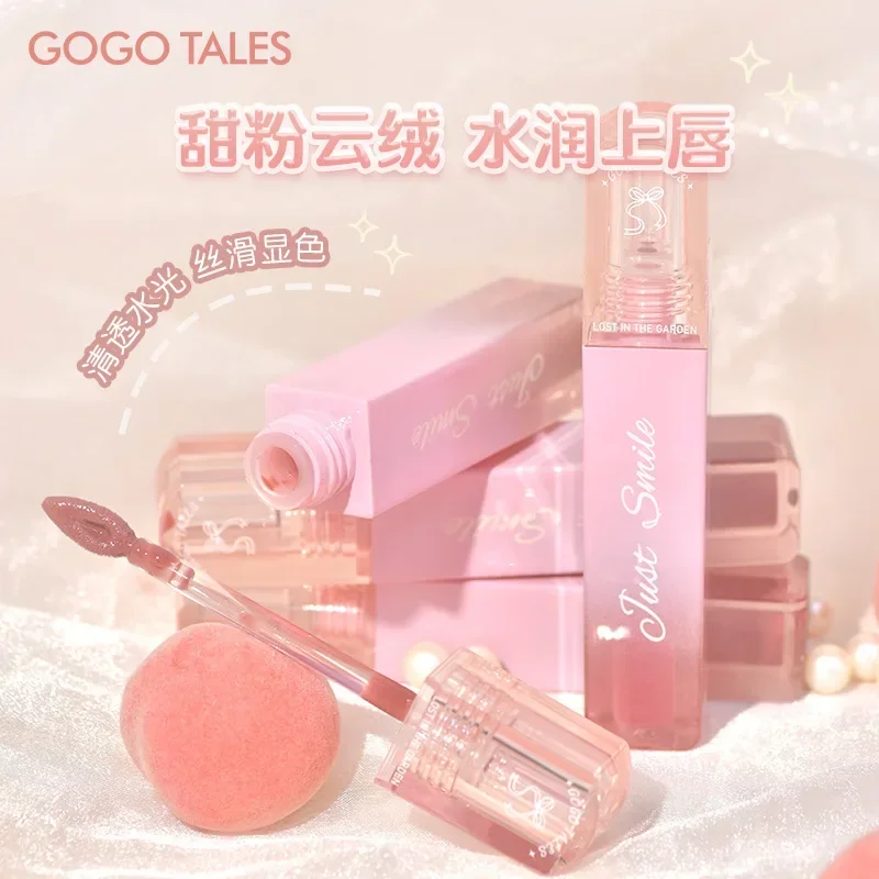 Gogotales Velvet Mist Matte Lip Glaze Whitening Lip Gloss Not Easy to Stain Cup Lipstick Makeup